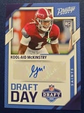 2024 Panini Prestige Draft Day Signatures Kool-Aid McKinstry #DDS-KMY card