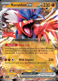 Scarlet & Violet Koraidon ex #125 card