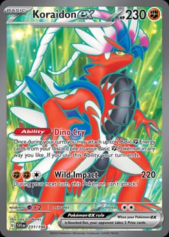 Scarlet & Violet Koraidon ex #231 card