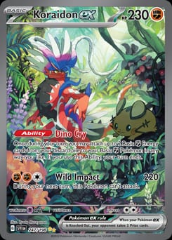 Scarlet & Violet Koraidon ex #247 card