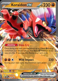 Scarlet & Violet Black Star Promos Koraidon ex #29 card