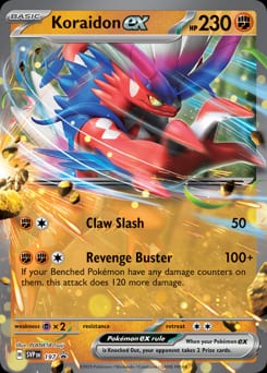 2022 Scarlet & Violet Promos Koraidon ex #197 card