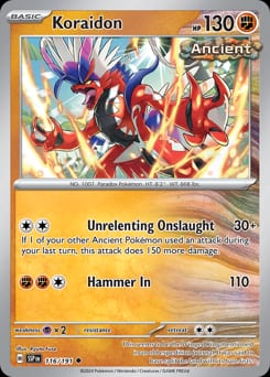 Surging Sparks Koraidon #116 card