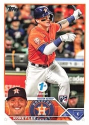 2023 Topps 1st Edition Base Set Korey Lee #90 card
