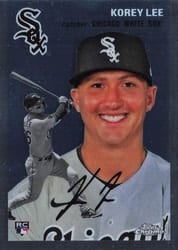 2023 Topps Chrome Platinum Anniversary Base Set Korey Lee #79 card