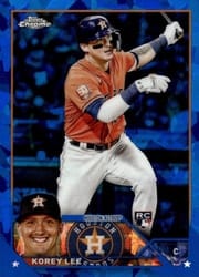 2023 Topps Chrome Sapphire Edition Base Set Korey Lee #90 card
