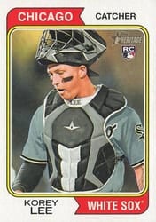 2023 Topps Heritage Base Set Korey Lee #719 card