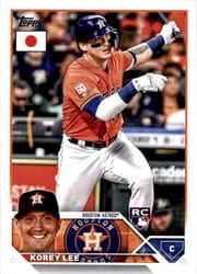 2023 Topps Japan Edition Base Set Korey Lee #83 card