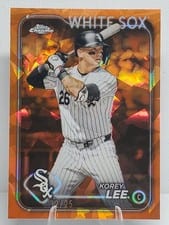 2024 Topps Chrome Update Sapphire Edition Base Set Korey Lee #USCS244 card
