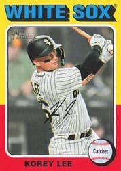 2024 Topps Heritage Mini Base Set Korey Lee #224 card