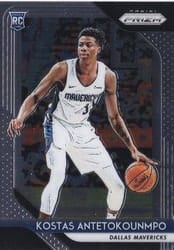 2018-19 Panini Prizm Base Set Kostas Antetokounmpo #22 card
