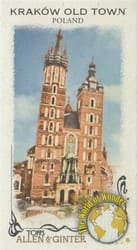 2023 Topps Allen & Ginter Mini World of Wonder Kraków Old Town, Poland #WOW-38 card