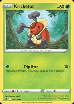 Astral Radiance Kricketot #9 card