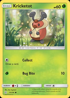 2019 Cosmic Eclipse Kricketot #13