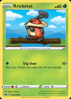 Crown Zenith Kricketot #10 card