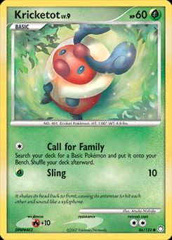 Mysterious Treasures Kricketot #86 card