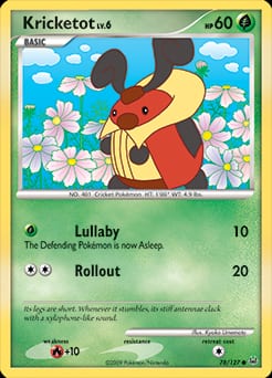 Platinum Kricketot #78 card