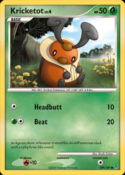 Supreme Victors Kricketot #109 card