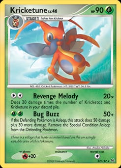 Platinum Kricketune #32 card