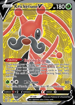 2021 Battle Styles Kricketune V #142 card