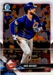 2018 Bowman Chrome Base Set Kris Bryant #50 card