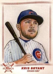 2018 Topps Big League Star Caricature Reproductions Kris Bryant #SCR-KB card