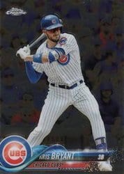2018 Topps Chrome Base Set Kris Bryant #50 card