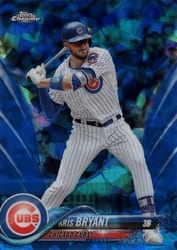 2018 Topps Chrome Sapphire Edition Base Set Kris Bryant #500 card