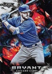 2018 Topps Fire Base Set Kris Bryant #97 card