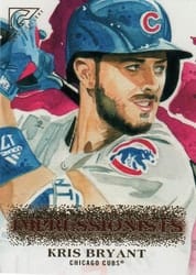 2018 Topps Gallery Impressionists Kris Bryant #I-2 card