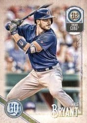 2018 Topps Gypsy Queen Base Set Kris Bryant #260 card