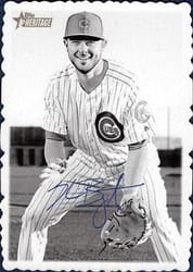 2018 Topps Heritage 1969 Topps Deckle Edge Kris Bryant #18 card