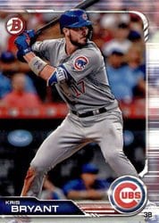 2019 Bowman Base Set Kris Bryant #51 card