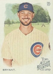 2019 Topps Allen & Ginter Base Set Kris Bryant #16 card