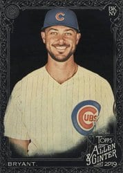 2019 Topps Allen & Ginter X Base Set Kris Bryant #16 card