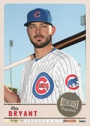 2019 Topps Archives Snapshots Base Set Kris Bryant #AS-KB card