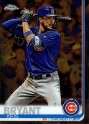 2019 Topps Chrome Base Set Kris Bryant #25 card