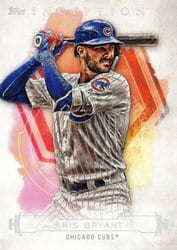 2019 Topps Inception Base Set Kris Bryant #97 card
