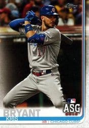 2019 Topps Update Base Set Kris Bryant #US122 card