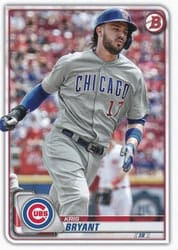2020 Bowman Base Set Kris Bryant #22 card