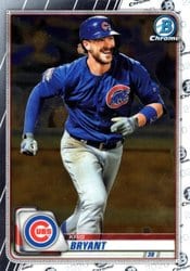 2020 Bowman Chrome Base Set Kris Bryant #18 card
