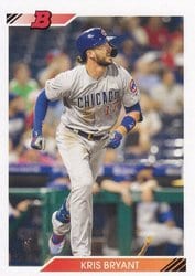 2020 Bowman Heritage Base Set Kris Bryant #22 card