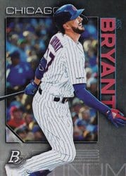 2020 Bowman Platinum Base Set Kris Bryant #36 card