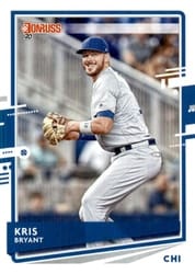 2020 Donruss Base Set Kris Bryant #180b card