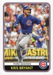 2020 Topps Big League Base Set Kris Bryant #160 card