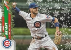 2020 Topps Holiday Base Set Kris Bryant #HW63a card