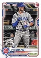 2021 Bowman Base Set Kris Bryant #58 card