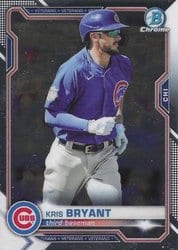 2021 Bowman Chrome Base Set Kris Bryant #93 card