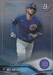 2021 Bowman Platinum Base Set Kris Bryant #47 card
