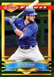 2021 Finest Flashbacks Base Set Kris Bryant #22 card